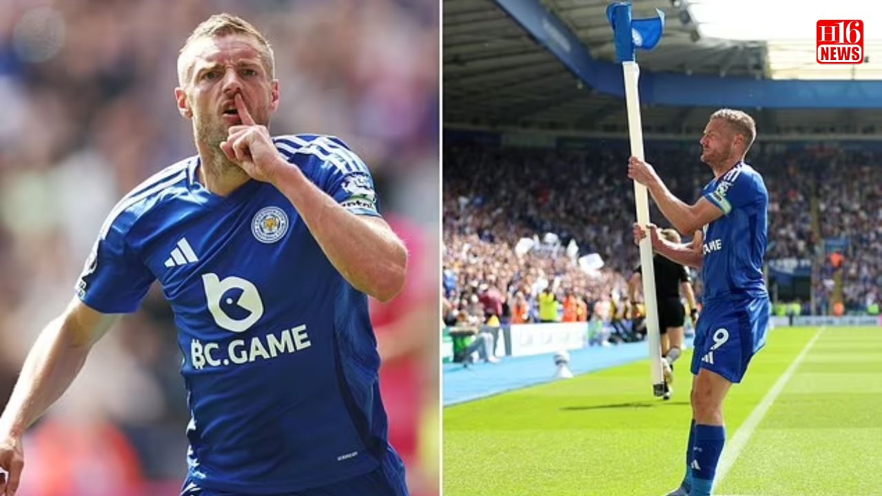 Fairytale farewell! Jamie Vardy scores 200th goal for Leicester City